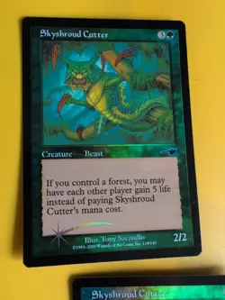 Skyshroud Cutter x2 Best MTG 2 Card. OLD VINTAGE FOIL. NEMESIS. - Image 5