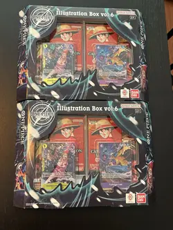 2 X One Piece Card Game Illustration Box Vol. 6 New Sealed - US SELLER - Image 1