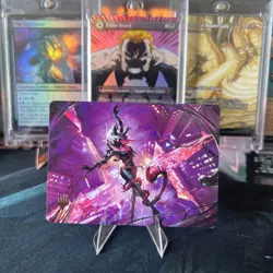 Gwenom, Remorseless Art Card (Gold-Stamped Planeswalker Symbol) - Art Series - Image 1