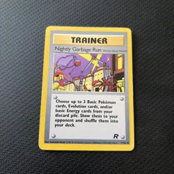 Nightly Garbage Run 77/82 | Team Rocket | Non Holo Trainer Card EX - Image 1
