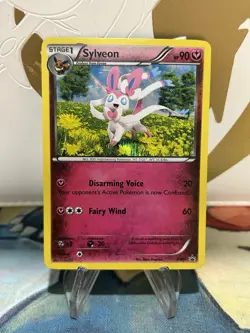 Sylveon XY04 Pokemon XY Promo Holo Rare Card NM/LP - Image 1