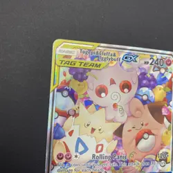 Pokemon Cards Togepi & Cleffa & Igglybuff-GX SA Super Rare (SR) 186/173 SM - Image 2