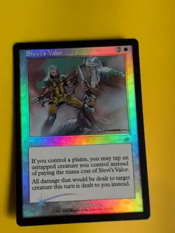 Sivvi's Valor. Instant MTG Card. OLD VINTAGE FOIL. NEMESIS. - Image 1