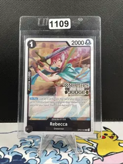 Rebecca (Judge Pack Vol. 6) OP04-092 One Piece Promotion Card (1109) - Image 1