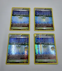 Parallel City Set Of 4 Pokemon Cards Regular, Holo, Champions Holo And Staff... - Image 2