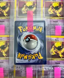 2000 WOTC Black Star Promo Pokemon League Card Sabrinas Abra 19 - NM/MINT! - Image 3