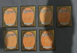 7x the dark cards - mtg (giant shark, fissure, goblin caves, reflecting mirror,) - Image 2