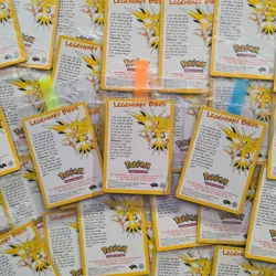 Sealed Legendary Birds Black Star Promo Pokemon Cards #21 #22 #23 - Corrected! - Image 1