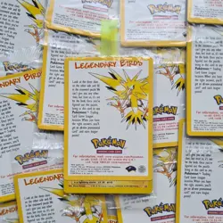Sealed Legendary Birds Black Star Promo Pokemon Cards #21 #22 #23 - Corrected! - Image 2