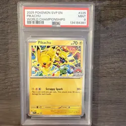 Pikachu - 225 (World Championship 2025) 225 Sv: Scarlet & Violet Promo Cards... - Image 1