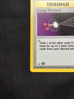 Pokemon Cards: Base Set 1st Edition Uncommon: Energy Retrieval 81/102 - Image 5