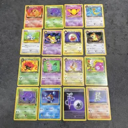 Pokemon TCG Team Rocket Non-Holo Common/Rare Pokemon Card Bundle HP-LP - Image 1