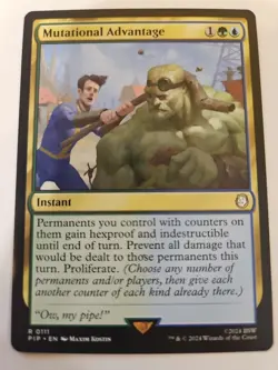 MTG - Universes Beyond: Fallout - Mutational Advantage - NM - NF - Image 1