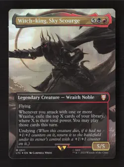 Witch-king, Sky Scourge (Borderless Foil) CMDR: LOTR: Tales of Middle-earth - Image 1