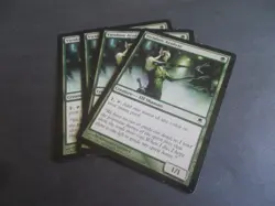 Viridian Acolyte x4 MTG Darksteel Green Common Creature LP - Image 1