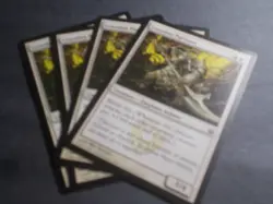 Loxodon Partisan x4 MTG Mirrodin Besieged Common White Creature NM - Image 1