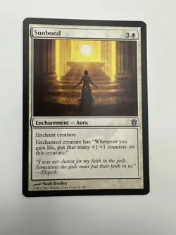MTG Magic the Gathering Sunbond (28/176) Born of the Gods LP - Image 1