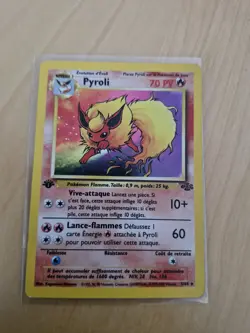 Pokemon Pyroli HOLO ed1 Jungle 3/64 -Excellent (EX) - Wizards - FR - Edition 1 - Image 1