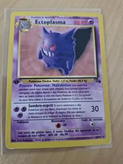 Pokemon Ectoplasma 1ere Edition 20/62 Fossile (non holo) FR - Ex - Very Good Ed1 - Image 1
