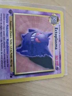 Pokemon Ectoplasma 1ere Edition 20/62 Fossile (non holo) FR - Ex - Very Good Ed1 - Image 2