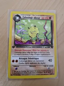 Pokemon Colossing obscur 43/82 - 1re Edition - FR - TBE - Ed1 - Team Rocket - Image 1
