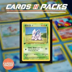 Carte Pokemon Nidoran 55/102 Set de Base Edition 1 NM-Mint 🇫🇷 - Image 1