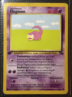 Flegmon 1. Edition | Fossil 55/62 | Pokemon Karte Deutsch 2000 WOTC - Image 1
