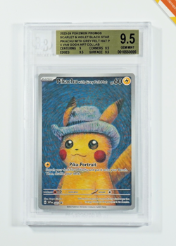 Pokemon BGS 9.5 Pikachu With Grey Felt Hat #085 Van Gogh Promo 2023 English - Image 1