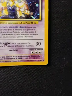 Pokemon Alakazam Prima Edizione 1/102 | Set Base | ITA (Poor/Played) - Image 3