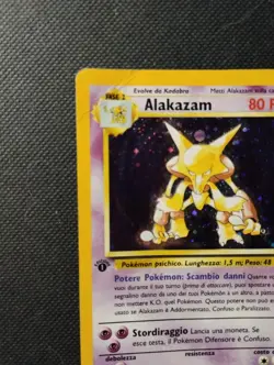 Pokemon Alakazam Prima Edizione 1/102 | Set Base | ITA (Poor/Played) - Image 5