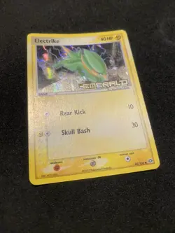 Electrike 48/106 carta pokemon holo English Ex Emerald inglese - Image 4