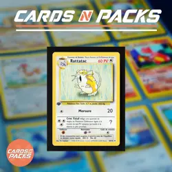Carte Pokemon Rattatac 40/102 Set de Base Edition 1 NM-Mint 🇫🇷 - Image 1