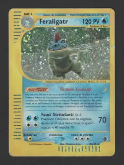 Feraligatr Holo Expedition 12/165 ITA – Carta Pokemon Rara Olografica - Image 1