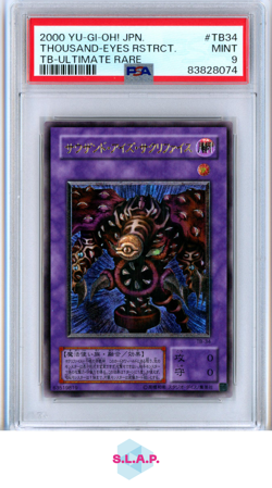THOUSAND EYES RESTRICT YUGIOH TB-43 2000 THOUSAND EYES BIBLE UR JAP PSA 9 - Image 1