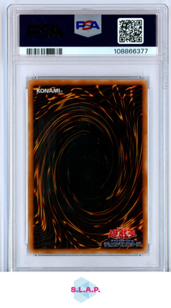 MAGICIAN OF BLCK CHAOS YUGIOH 306-057 2003 CONTROLLER/CHAOS UR JAP PSA 8 - Image 2