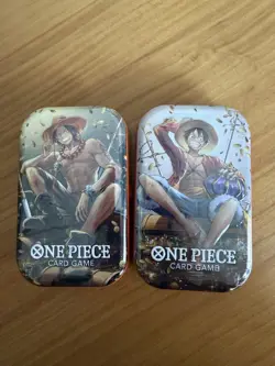 One Piece TCG Tin Pack Set Vol. 2 (TS-02, OP13) New Factory Sealed Set Of 2 - Image 1