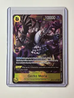 Gecko Moria (Alternate Art) OP14-104 Azure Sea’s Seven Secret Foil One Piece - Image 1