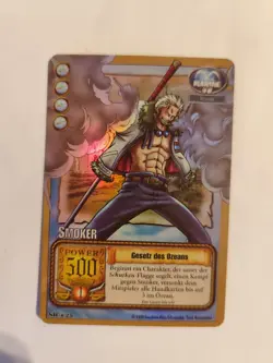 One Piece - Smoker SB-C25 Holo TCG 1999 Karte Deutsch - Image 1