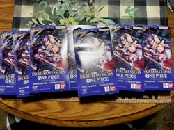 One Piece TCG The Azure Sea’s Seven OP-14 Sleeved Booster Pack Lot Of 25 Sealed - Image 1