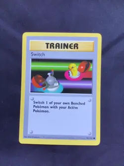 Pokemon Cards: Base Set Shadowless Common: Switch 95/102 - Image 1