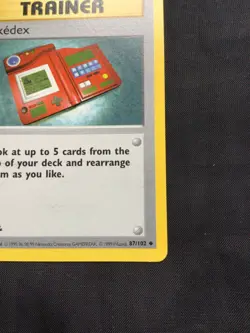 Pokemon Cards: Base Set 1st Edition Uncommon: Pokedex 87/102 - Image 4