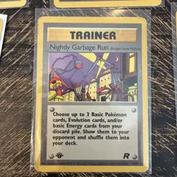 Pokemon TCG Trainer Cards Vintage Base Set Brock 98/132 Rapidash - Image 5