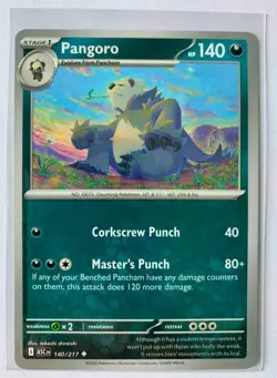 Pangoro 140/217 Common Base Card - Ascended Heroes Set - Pack Fresh - Image 1