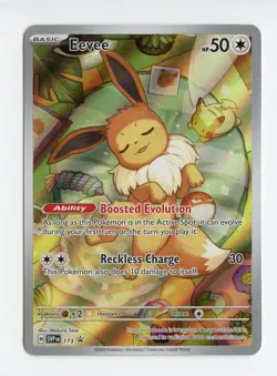 Eevee 173 Promo Full Art Holo Rare | Pokemon TCG Card Collectible - Image 4