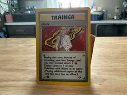 Blaine 1st Edition 17/132 Gym Challenge Holo Pokemon Card - Image 1