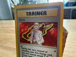 Blaine 1st Edition 17/132 Gym Challenge Holo Pokemon Card - Image 2