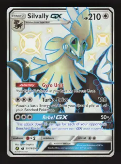 Silvally GX SV79/SV94 Pokemon Hidden Fates Holo Full Art Card - Image 1
