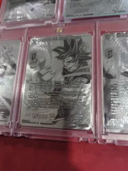 Dragon Ball Super TCG Silver Card SD17-02 ST SS4 Son Goku BT20-056 UC 5 Lot - Image 3