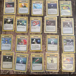 Pokemon TCG Trainer Cards 20 Cards Lt. Surge 101/132 Non-holo Vintage Base set - Image 1