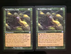 2x Evolutionary Leap (NM) Time Spiral Remastered MTG - Image 1